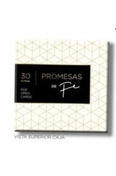 Image of Promesas de Fe Cajita de 30 Tarjetas Pop Abiertas