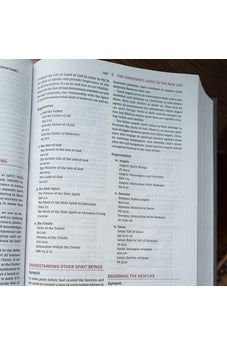 Image of The NIV, Open Bible, Hardcover, Gray, Red Letter, Comfort Print: Complete Reference System