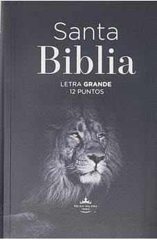 Biblia RVR 1960 Letra Grande Tamaño Manual Tapa Flex León con Índice