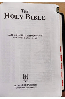 Image of KJV Large Print Compact Bible, Black, Indexed