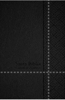 Image of Biblia RVR 1960 de Promesas Tamaño Manual Edición Negro Imitación Piel
