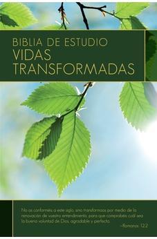 Biblia RVR 1960 de Estudio Vidas Transformadas Tapa Dura con Índice