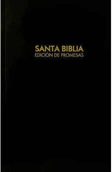 Biblia RVR 1960 Promesas Letra Grande Tamaño Manual Rústica Negro