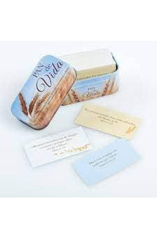 Image of 101 Tarjetas de Promesas Caja de Metal Pan de Vida
