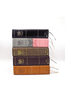Image of NIV, Life Application Study Bible, Third Edition, Large Print, Bonded Leather, Brown, Red Letter
