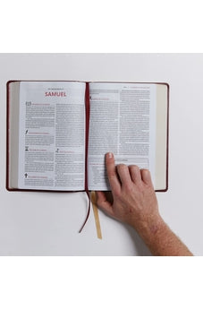 Image of The KJV, Open Bible, Leathersoft, Black, Red Letter, Comfort Print: Complete Reference System