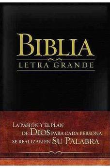 Biblia RVR 1909 Letra Grande Piel Negra