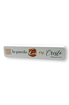 Image of Bloque Decorativo Madera Todo Lo Puedo en Cristo