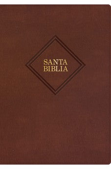 Biblia RVR 1960 Súper Gigante Márron Piel con Índice