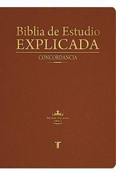 Biblia RVR 1960 de Estudio Explicada Marron