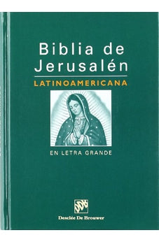 Biblia de Jerusalen Latinoamericana Letra Grande Verde Tapa Dura