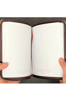Libreta Imitación Piel Marrón con Cierre: Nuevas Fuerzas