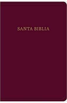 Image of Biblia RVR 1960 Letra Grande Tamaño Manual Borgona Imitación Piel