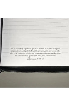 Image of Libreta Imitación Piel Negro con Cierre: Esfuérzate