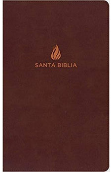 Biblia RVR 1960 Ultrafina Marrón Piel Fabricada con Índice