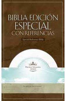Biblia RVR 1960 con Referencias Blanco Piel Fabricada con Índice