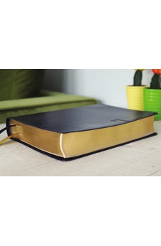 Image of NIV, Thompson Chain-Reference Bible, Large Print, Leathersoft, Navy, Red Letter, Comfort Print