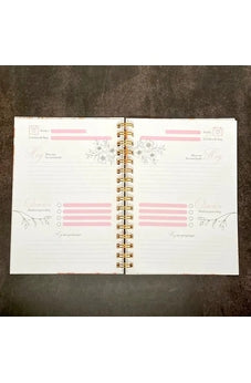 Image of Libreta Devocional: Mis Momentos con Dios Floral Rosa