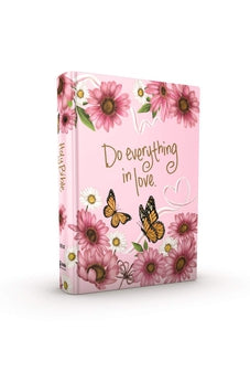 Image of NIV, Artisan Collection Bible for Girls, Cloth over Board, Pink Daisies, Designed Edges under Gilding, Red Letter, Comfort Print