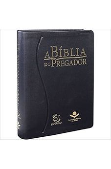 Biblia em Portugues ARC065BPRLV Tapa imitación cuero azul