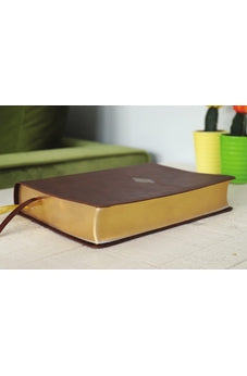 Image of NIV, Thompson Chain-Reference Bible, Leathersoft, Brown, Red Letter, Comfort Print