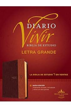 Biblia RVR 1960 de Estudio Diario Vivir Letra GrandeCafé Café Claro Sentipiel Índice