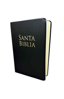 Biblia RVR 1960 Letra Grande Tamaño Manual Vinilo Negro