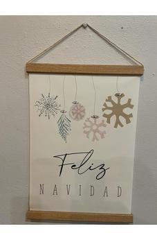 Cuadro Art Scroll Feliz Navidad