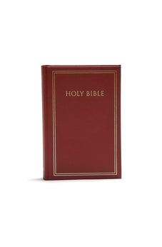 Image of KJV Pew Bible, Maroon Hardcover, Red Letter, Durable Binding, Easy-to-Read Bible MCM Type