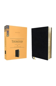 Image of KJV, Thompson Chain-Reference Bible, Large Print, European Bonded Leather, Black, Red Letter, Comfort Print