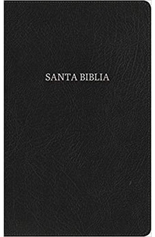 Biblia RVR 1960 Ultrafina Negro Piel Fabricada con Índice