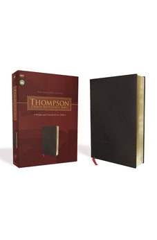 Image of NKJV, Thompson Chain-Reference Bible, Bonded Leather, Black, Red Letter