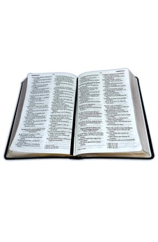Biblia RVR 1960 Letra Grande Tamaño Manual Símil Piel Negro
